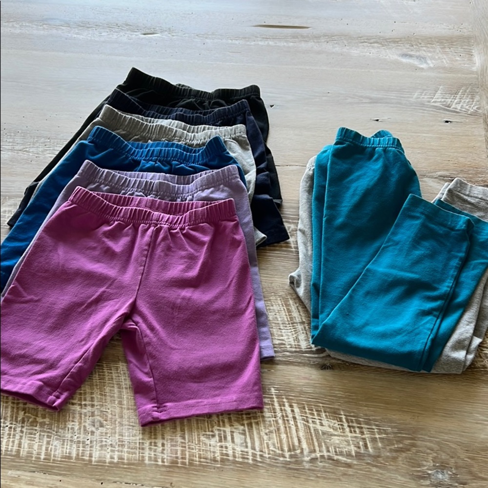 Hanna Andersson lot — 6 shorts and 2 leggings